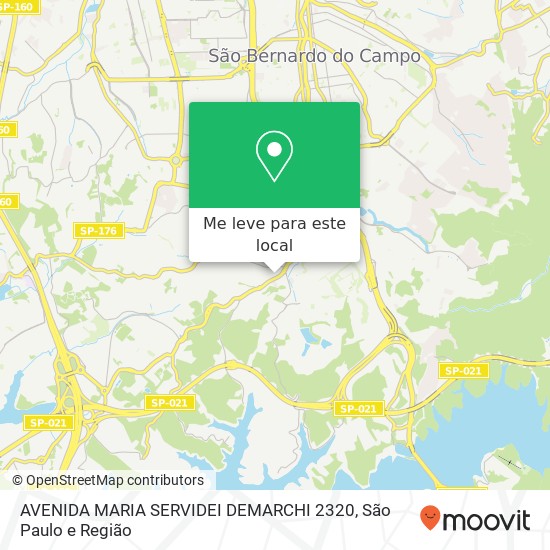 AVENIDA MARIA SERVIDEI DEMARCHI  2320 mapa