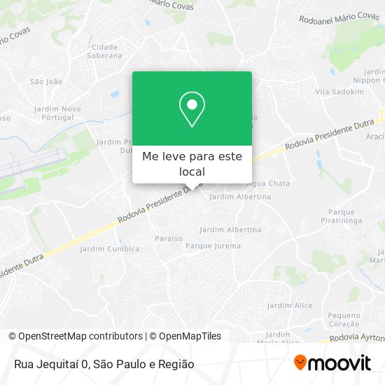 Rua Jequitaí 0 mapa