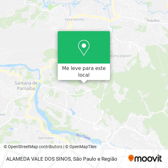 ALAMEDA VALE DOS SINOS mapa