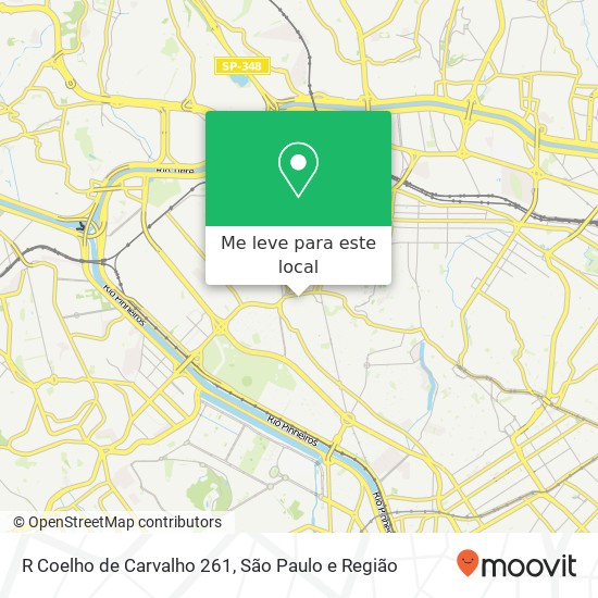 R  Coelho de Carvalho  261 mapa