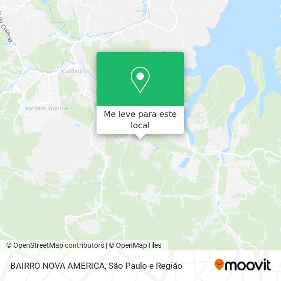 BAIRRO NOVA AMERICA mapa