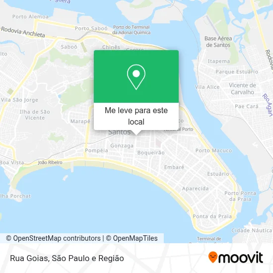 Rua Goias mapa