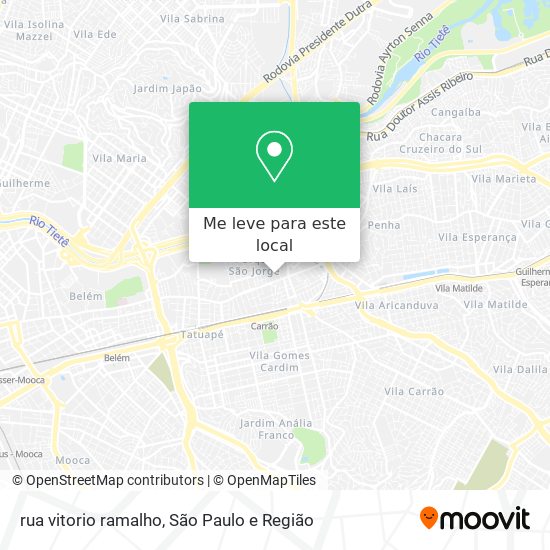 rua vitorio ramalho mapa