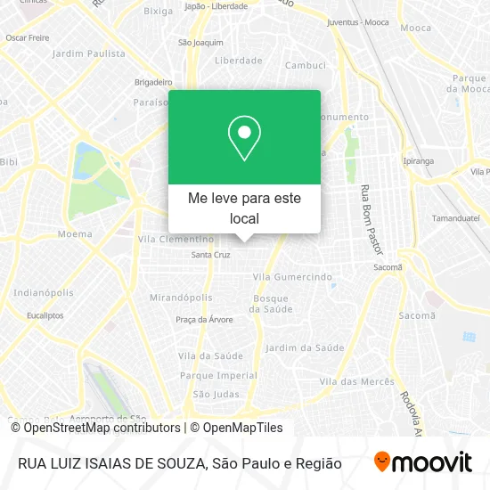 RUA LUIZ ISAIAS DE SOUZA mapa