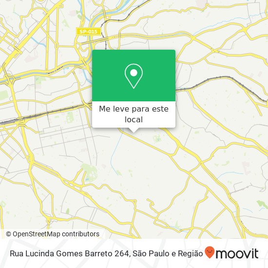 Rua Lucinda Gomes Barreto 264 mapa