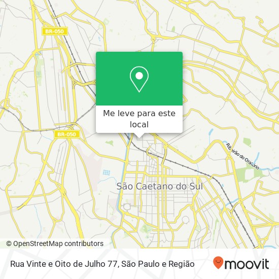 Rua Vinte e Oito de Julho  77 mapa