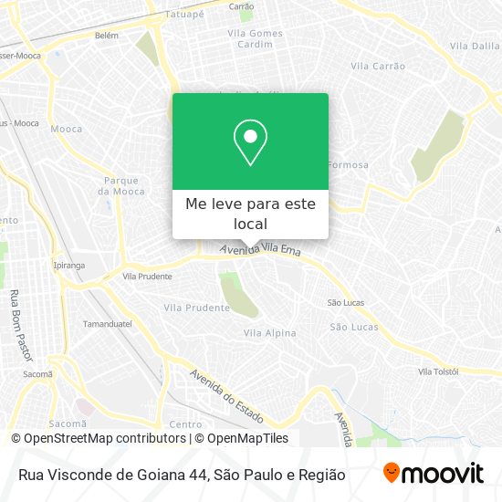 Rua Visconde de Goiana 44 mapa