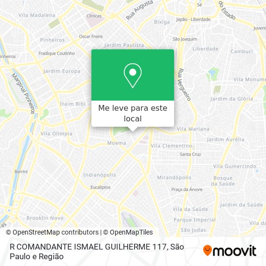 R COMANDANTE ISMAEL GUILHERME 117 mapa