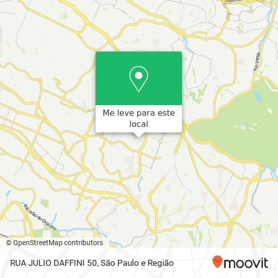 RUA JULIO DAFFINI 50 mapa