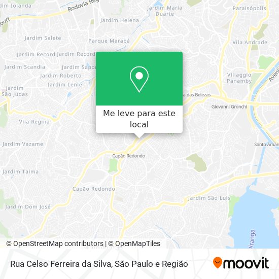 Rua Celso Ferreira da Silva mapa
