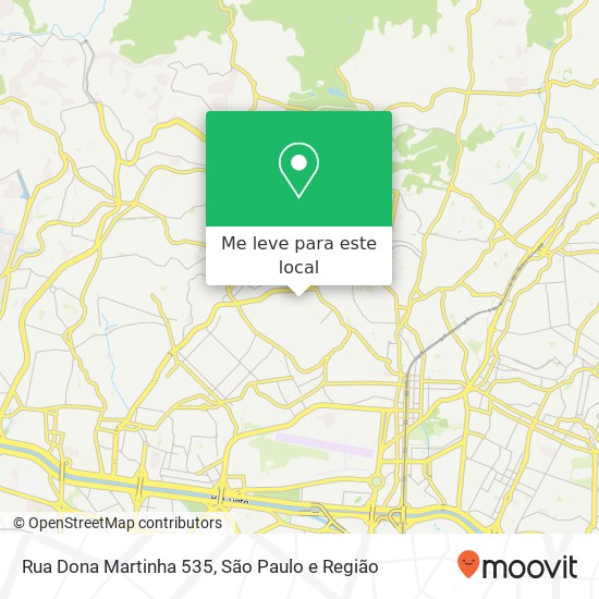 Rua Dona Martinha 535 mapa