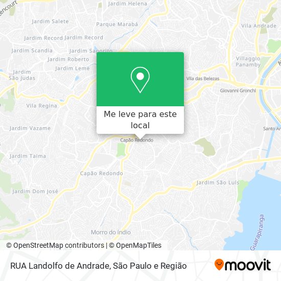 RUA Landolfo de Andrade mapa