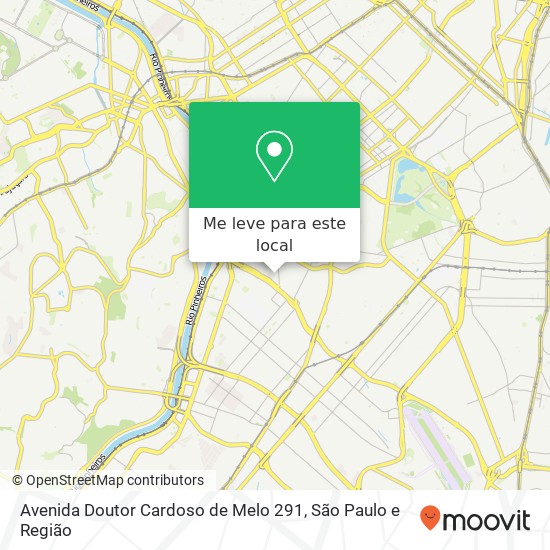 Avenida Doutor Cardoso de Melo 291 mapa