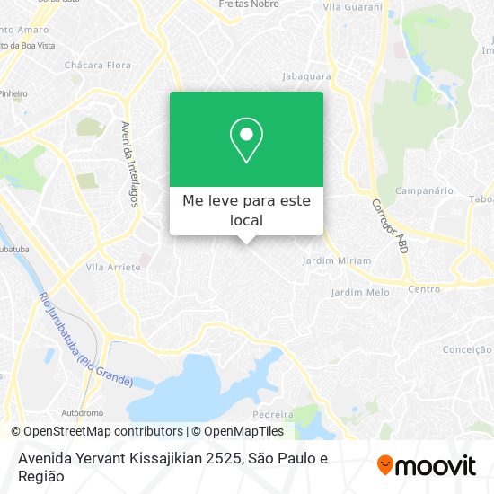 Avenida Yervant Kissajikian 2525 mapa