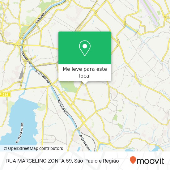 RUA MARCELINO ZONTA 59 mapa