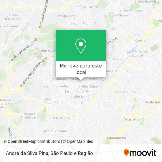 Andre da Silva Pina mapa