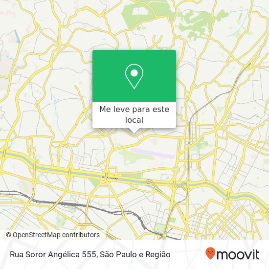 Rua Soror Angélica 555 mapa