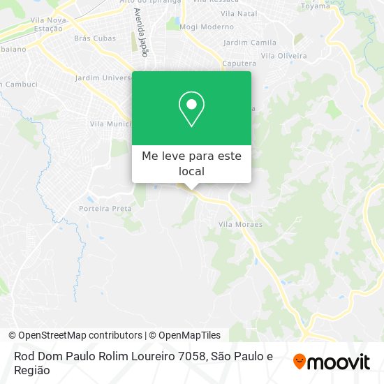 Rod  Dom Paulo Rolim Loureiro 7058 mapa