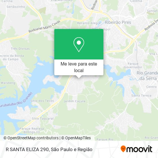 R SANTA ELIZA 290 mapa