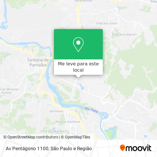Av  Pentágono 1100 mapa