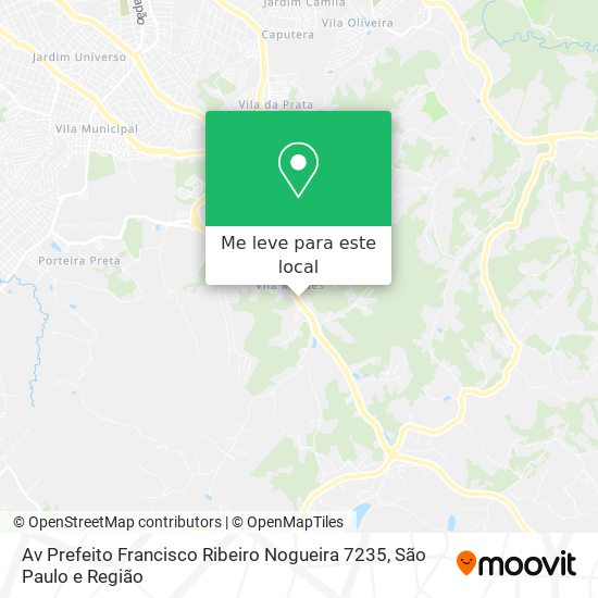 Av Prefeito Francisco Ribeiro Nogueira 7235 mapa