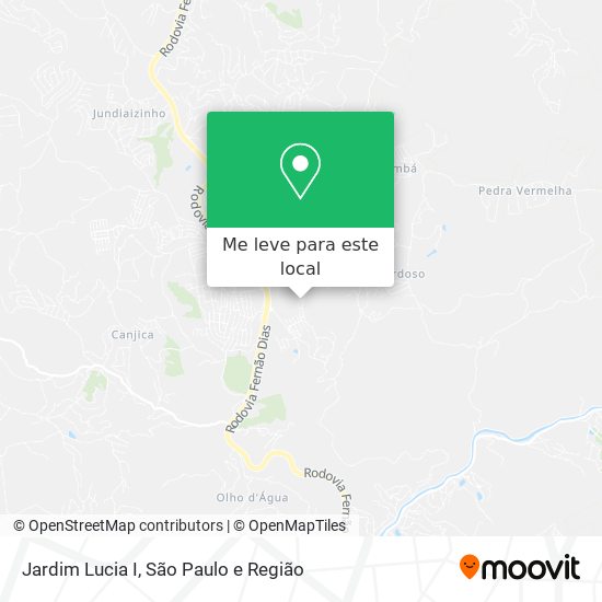 Jardim Lucia I mapa