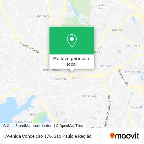 Avenida Conceição 176 mapa