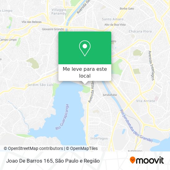 Joao De Barros 165 mapa