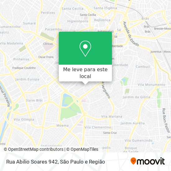 Rua Abilio Soares 942 mapa