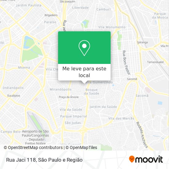 Rua Jaci 118 mapa