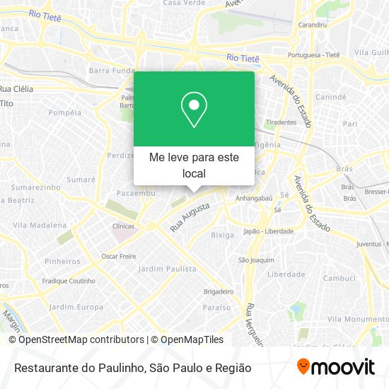 Restaurante do Paulinho mapa