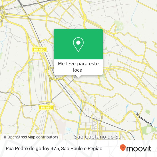 Rua Pedro de godoy  375 mapa