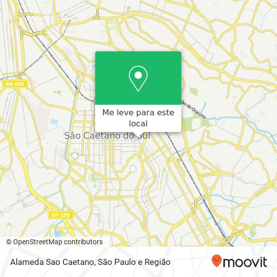 Alameda Sao Caetano mapa