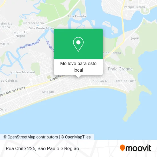 Rua Chile 225 mapa