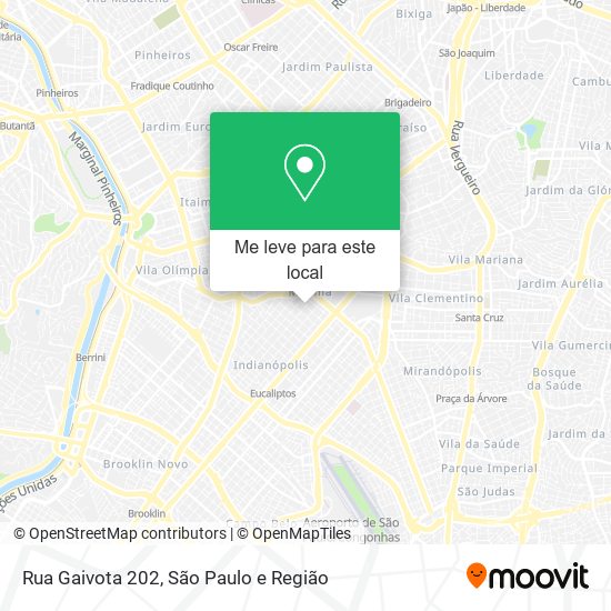 Rua Gaivota 202 mapa