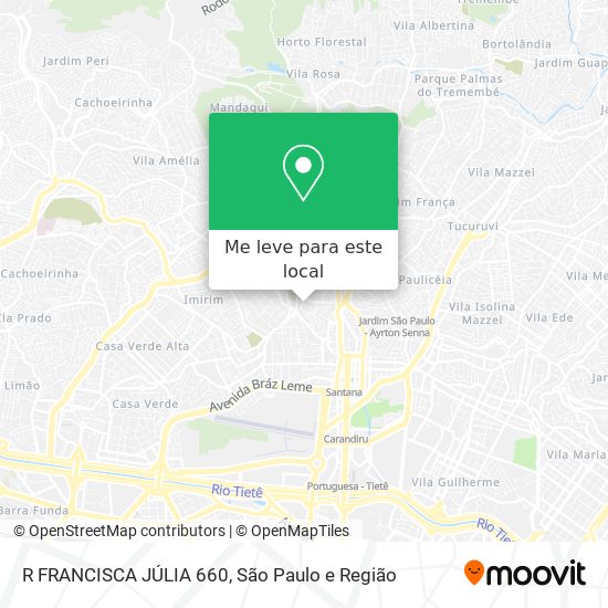 R FRANCISCA JÚLIA 660 mapa