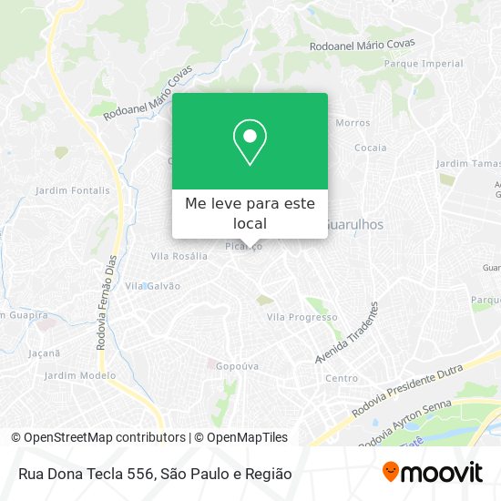 Rua Dona Tecla 556 mapa