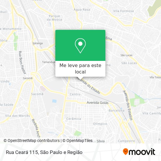 Rua Ceará 115 mapa