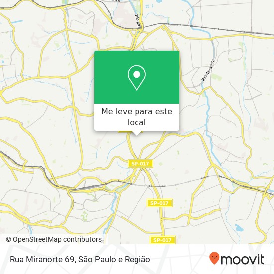 Rua Miranorte 69 mapa