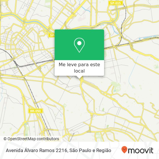 Avenida Álvaro Ramos 2216 mapa