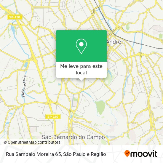 Rua Sampaio Moreira 65 mapa