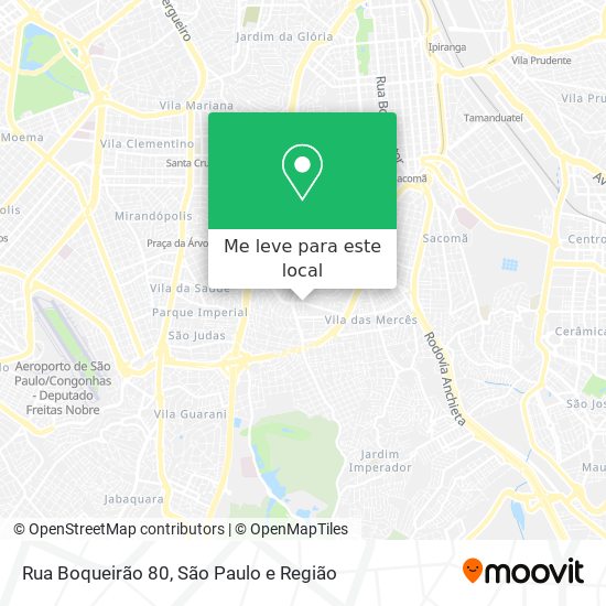 Rua Boqueirão 80 mapa