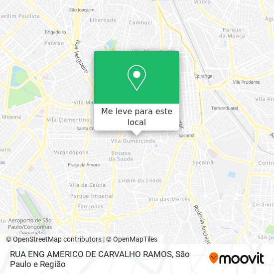 RUA ENG  AMERICO DE CARVALHO RAMOS mapa
