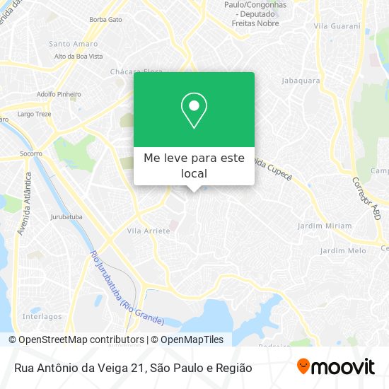 Rua Antônio da Veiga 21 mapa