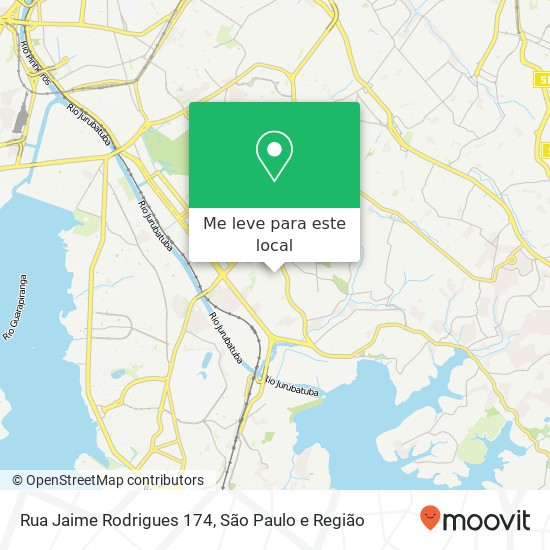 Rua Jaime Rodrigues 174 mapa