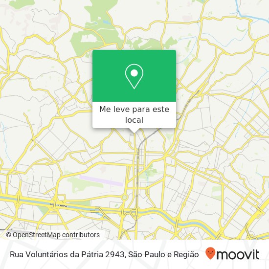 Rua Voluntários da Pátria 2943 mapa