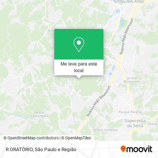 R ORATÓRIO mapa