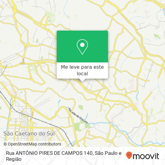 Rua ANTÔNIO PIRES DE CAMPOS 140 mapa