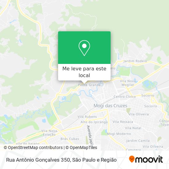 Rua Antônio Gonçalves 350 mapa