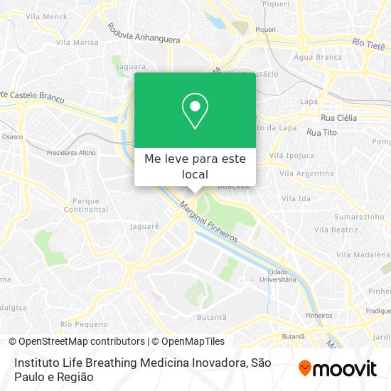 Instituto Life Breathing Medicina Inovadora mapa